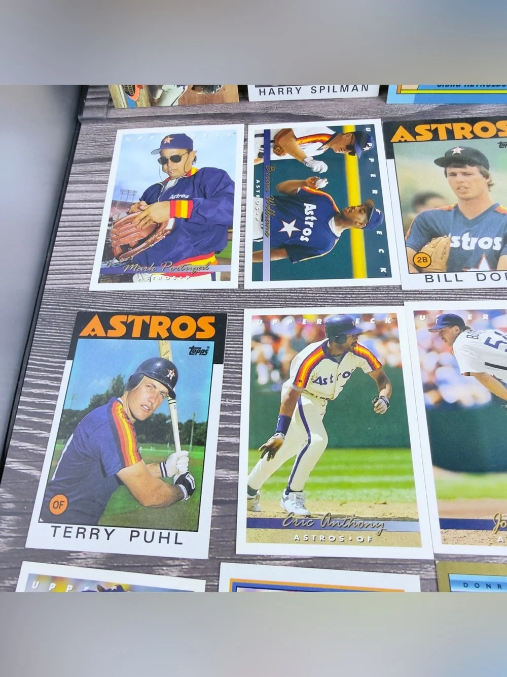 Houston Astros Card Lot of 24 Nolan Ryan Whataburger Hologram +
